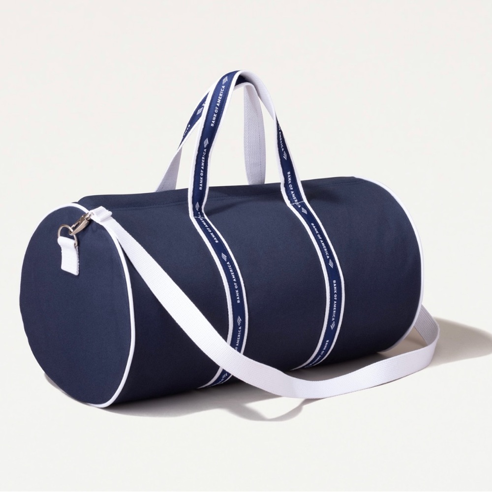 Bank of America banker bag Wall Street duffel navy